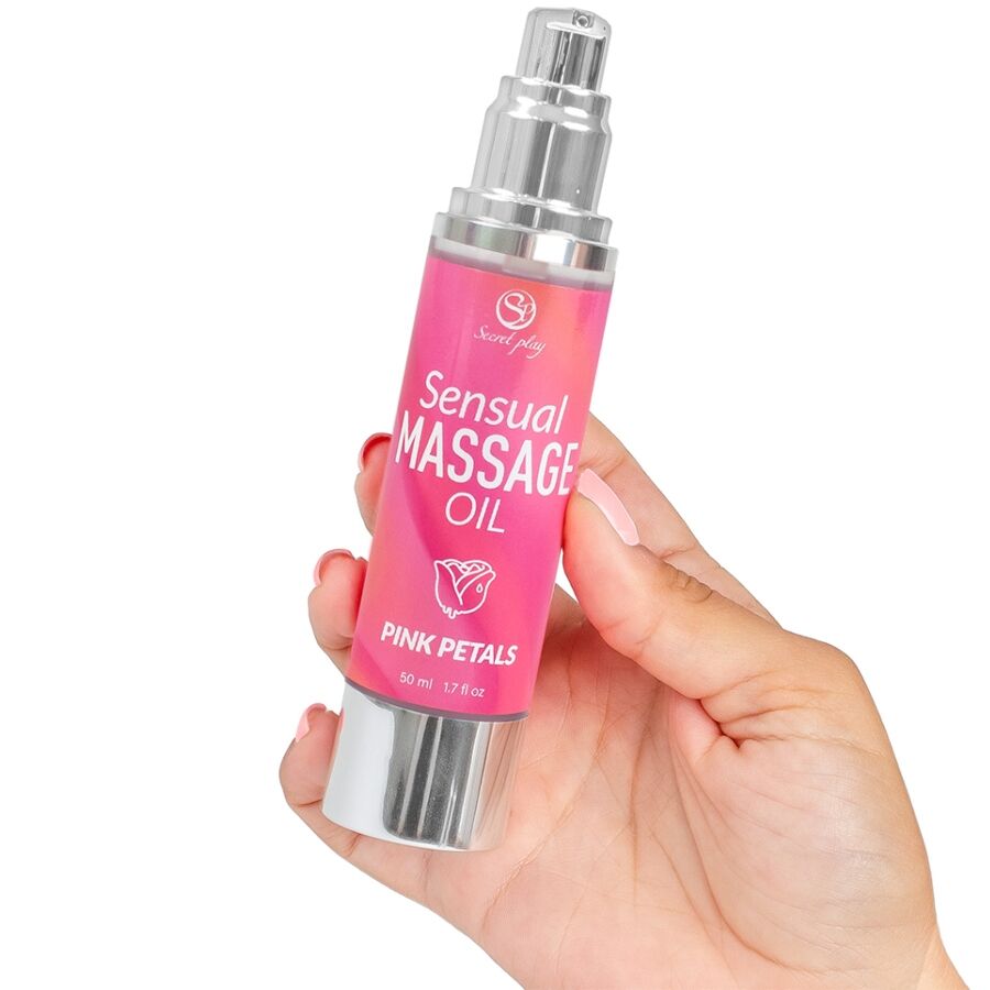 SECRETPLAY - ÓLEO DE MASSAGEM PÉTALAS ROSAS - Image 2