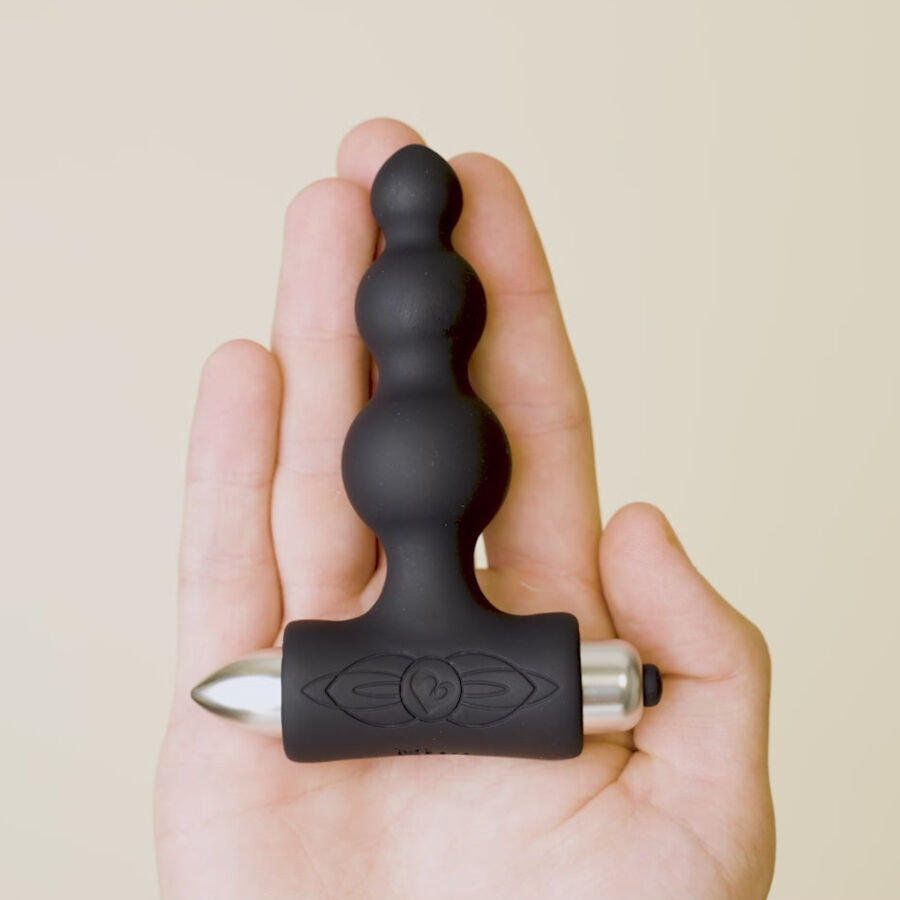ROCKS-OFF - PETITE SENSATIONS BUBBLES PLUG VIBRADOR ANAL PRETO - Image 6