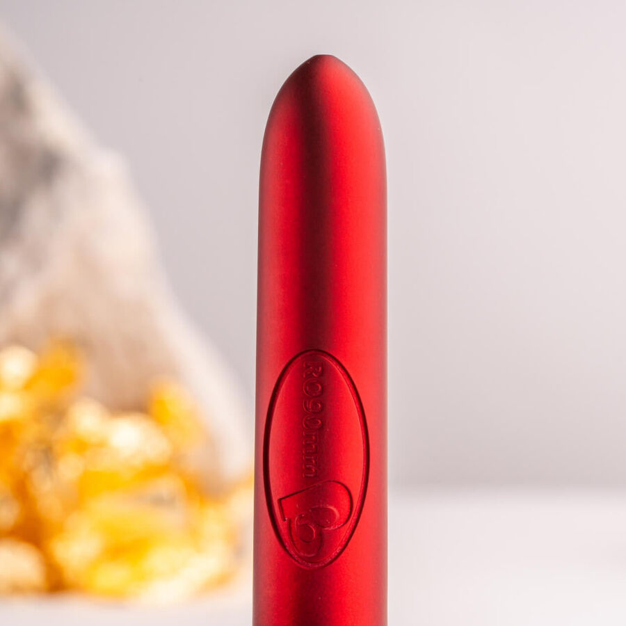 ROCKS-OFF – RO-90 SCARLET VELVET VIBRATING BULLET VERMELHO