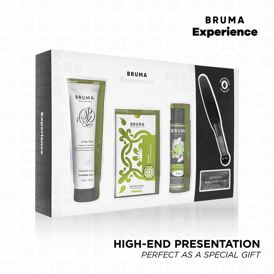 BRUMA XPERIENCE – KIT DE TENTAÇÃO DE MELANCIA DOCE COM POTENCIALIZANTE DE ORGASMO