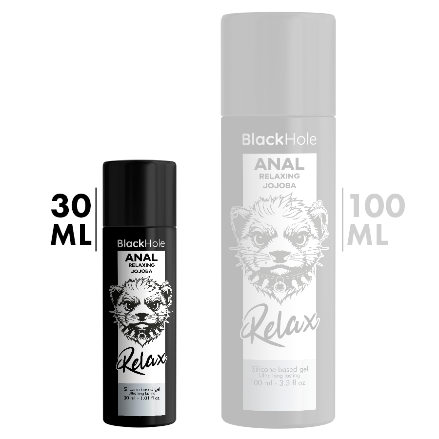 BLACK HOLE – RELAXANTE ANAL COM JOJOBA BASE DE SILICONE 30 ML