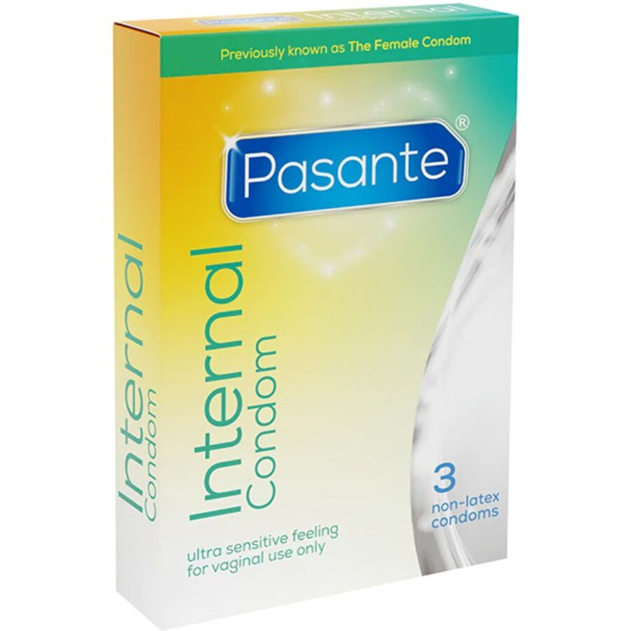 PASANTE – PRESERVATIVO INTERNO SEM LÁTEX – 3 UNIDADES