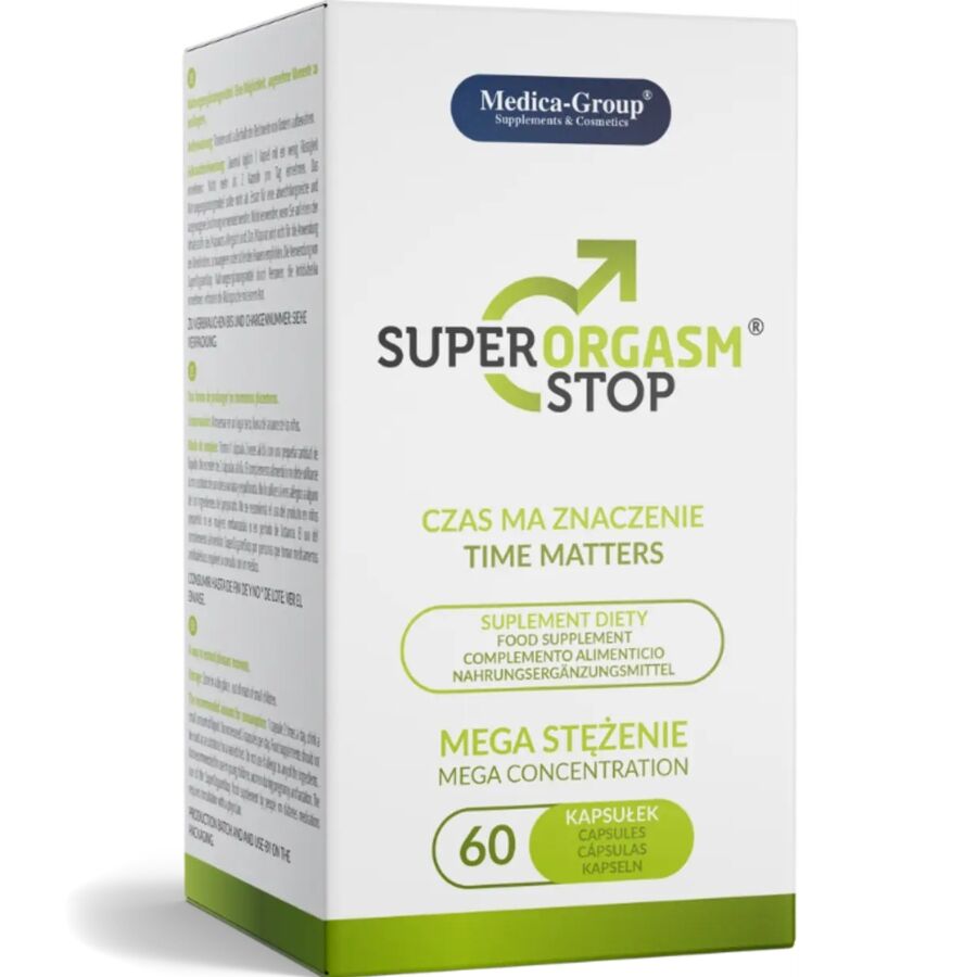 MEDICA GROUP – SUPER ORGASM STOP RETARDA PARA HOMENS 60 CÁPSULAS