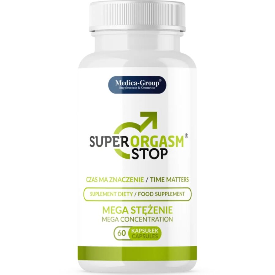 MEDICA GROUP – SUPER ORGASM STOP RETARDA PARA HOMENS 60 CÁPSULAS