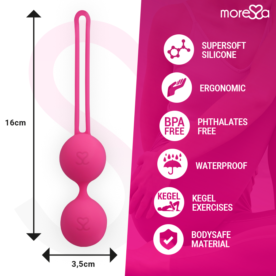 MORESSA - OSIAN TWO PREMIUM SILICONE ROSA - Image 4