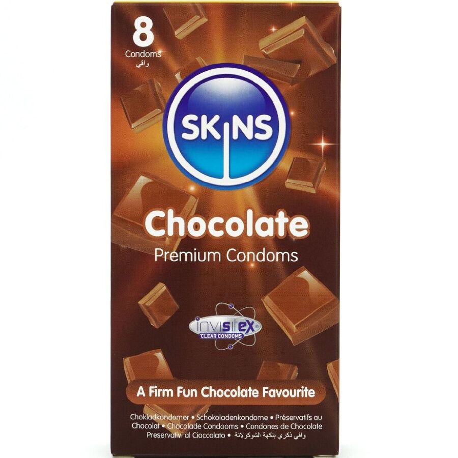 SKINS – CAMISINHAS PREMIUM DE CHOCOLATE – PACOTE COM 8
