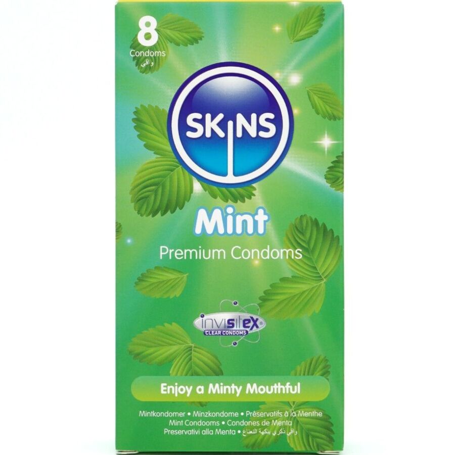 SKINS – CAMISINHAS PREMIUM DE HORTELÃ – PACOTE COM 8