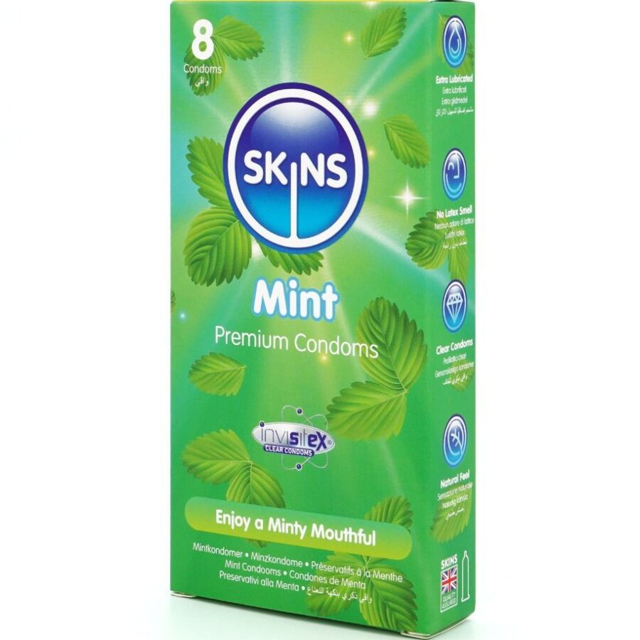 SKINS – CAMISINHAS PREMIUM DE HORTELÃ – PACOTE COM 8