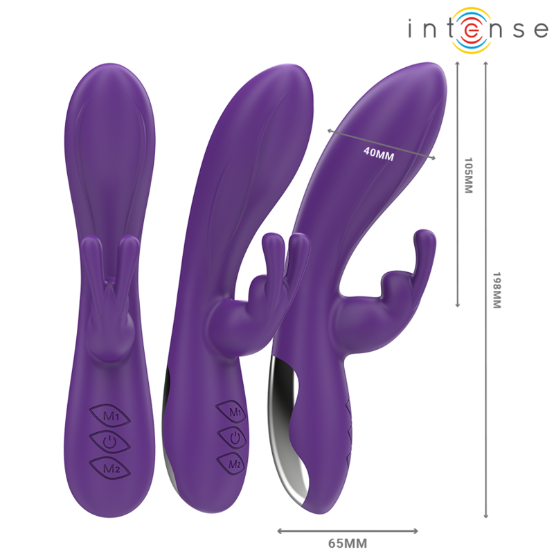 INTENSE - VIBRADOR RANDALL RABBIT 10 VIBRAÇÕES ROXO - Image 3