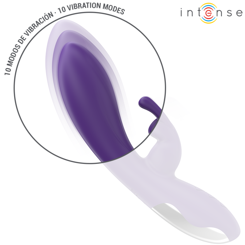INTENSE - VIBRADOR RANDALL RABBIT 10 VIBRAÇÕES ROXO - Image 6