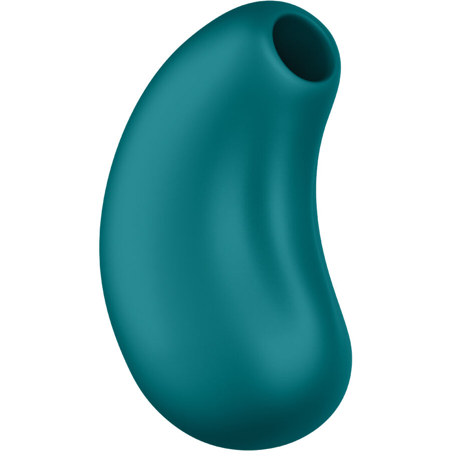 FUN FACTORY – VIBRADOR DE PULSAÇÃO DE AR DUPLO CHERIE VERDE-GARRAFA