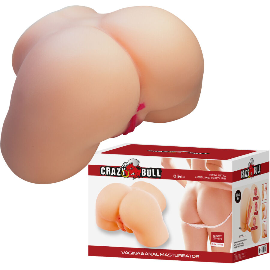 CRAZY BULL - OLIVIA NÁDEGA FEMININA REALISTA, VAGINA E ÂNUS 5,5 KG - Image 2