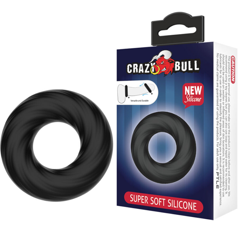 ANEL DE SILICONE ESPIRAL CRAZY BULL