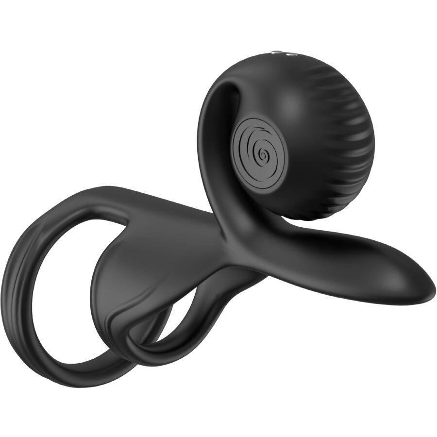 SNAIL VIBE – JOVI ANEL DE CASAL COM CONTROLE REMOTO PRETO