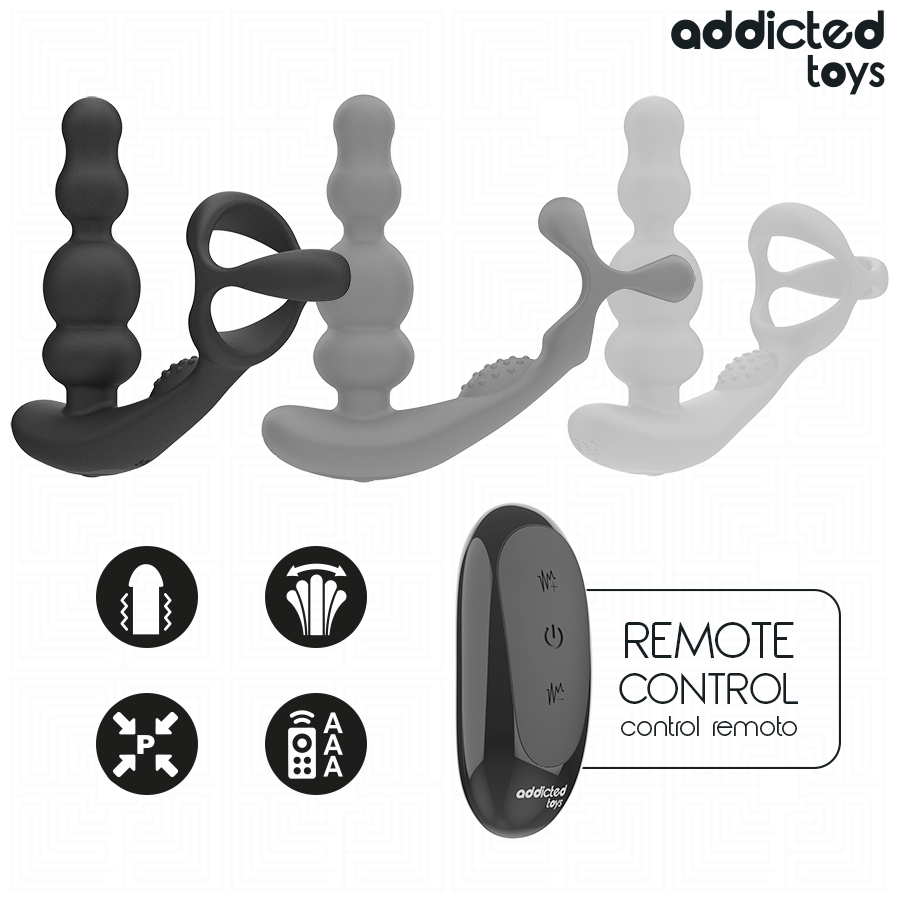 ADDICTED TOYS - MASSAGEADOR DE PRÓSTATA ROTATIVO COM CONTROLE REMOTO - Image 6