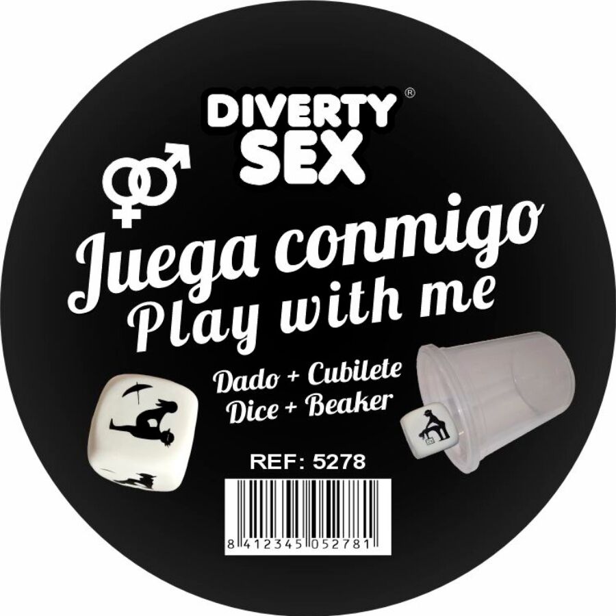 DIABLO PICANTE – DADOS BRANCOS SÓLIDOS COM POSIÇÕES E CUBO
