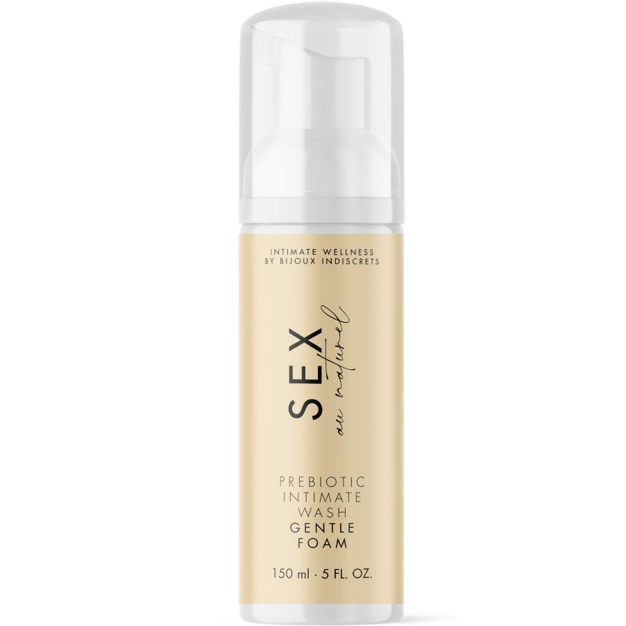 BIJOUX INDISCRETS – SEX AU NATUREL GEL ÍNTIMO PREBIÓTICO COM ESPUMA 150 ML