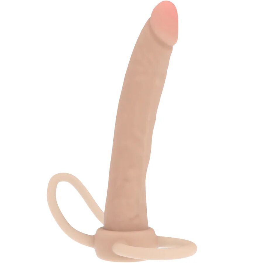 SEJA REAL – DUPLA CONFUSÃO – PENETRADOR ANAL DE SILICONE 16 CM