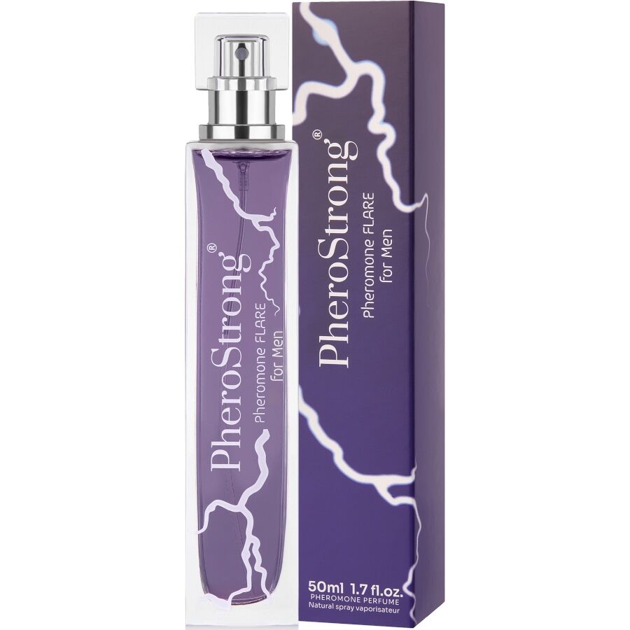 PHEROSTRONG – FLARE PERFUME COM FEROMÔNIOS PARA HOMENS 50 ML