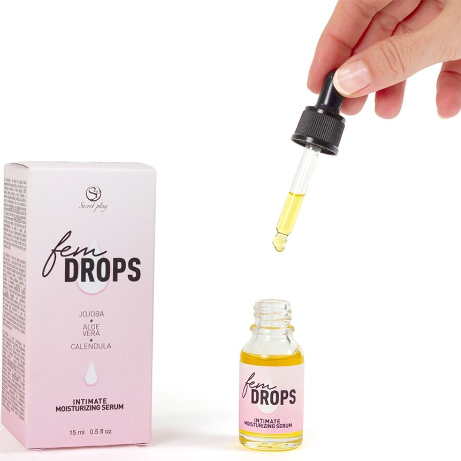 SECRETPLAY – FEM DROPS SÉRUM HIDRATANTE ÍNTIMO 15 ML