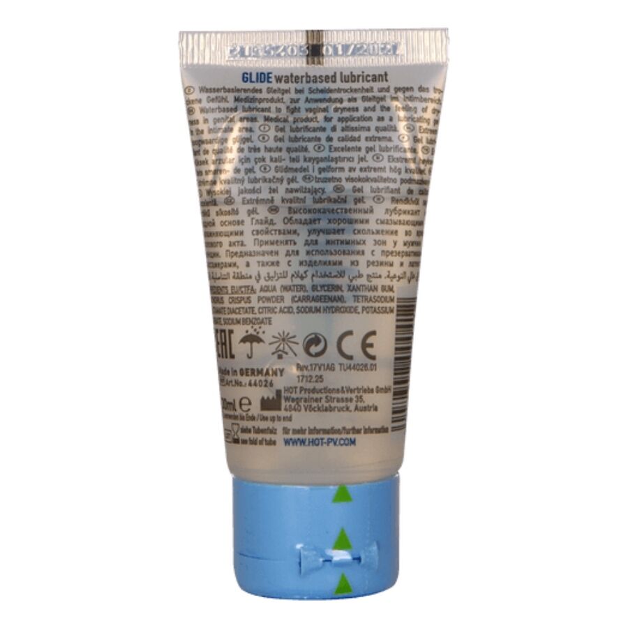 HOT – GLIDE LIQUID PLEASURE LUBRIFICANTE À BASE DE ÁGUA 30 ML