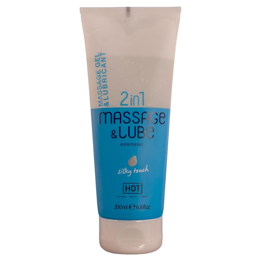 Gel de Massagem e Deslizamento Quente 2 em 1 com Toque Sedoso 200ml