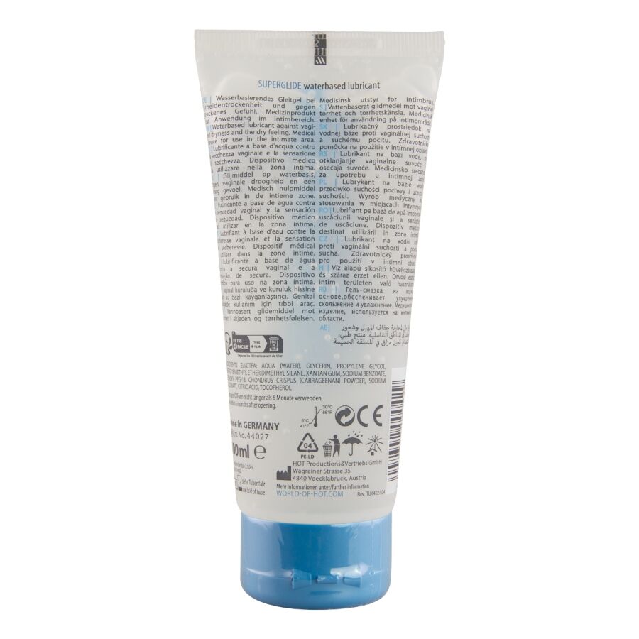 HOT - SUPERGLIDE LUBRIFICANTE À BASE DE ÁGUA 100 ML - Image 2