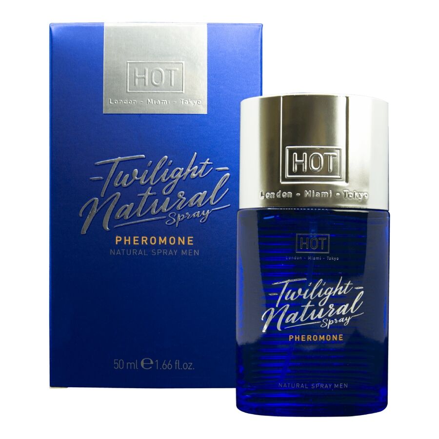 HOT – SPRAY NATURAL DE FEROMÔNIOS CREPÚSCULOS PARA HOMENS 50 ML