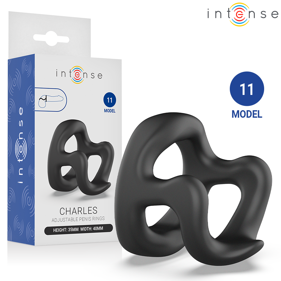 INTENSE – ANEL PENIANO AJUSTÁVEL CHARLES MODELO 11