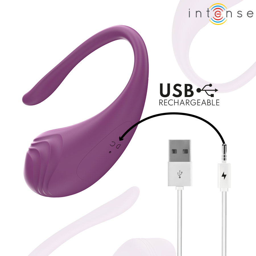 INTENSE - OVO VIBRATÓRIO ROXO OLIVIA COM CONTROLE REMOTO - Image 8