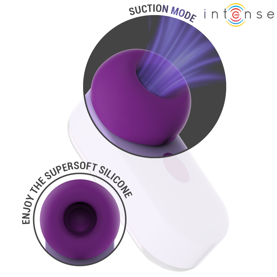 INTENSE – SABRINA Estimulador Clitoriano Roxo