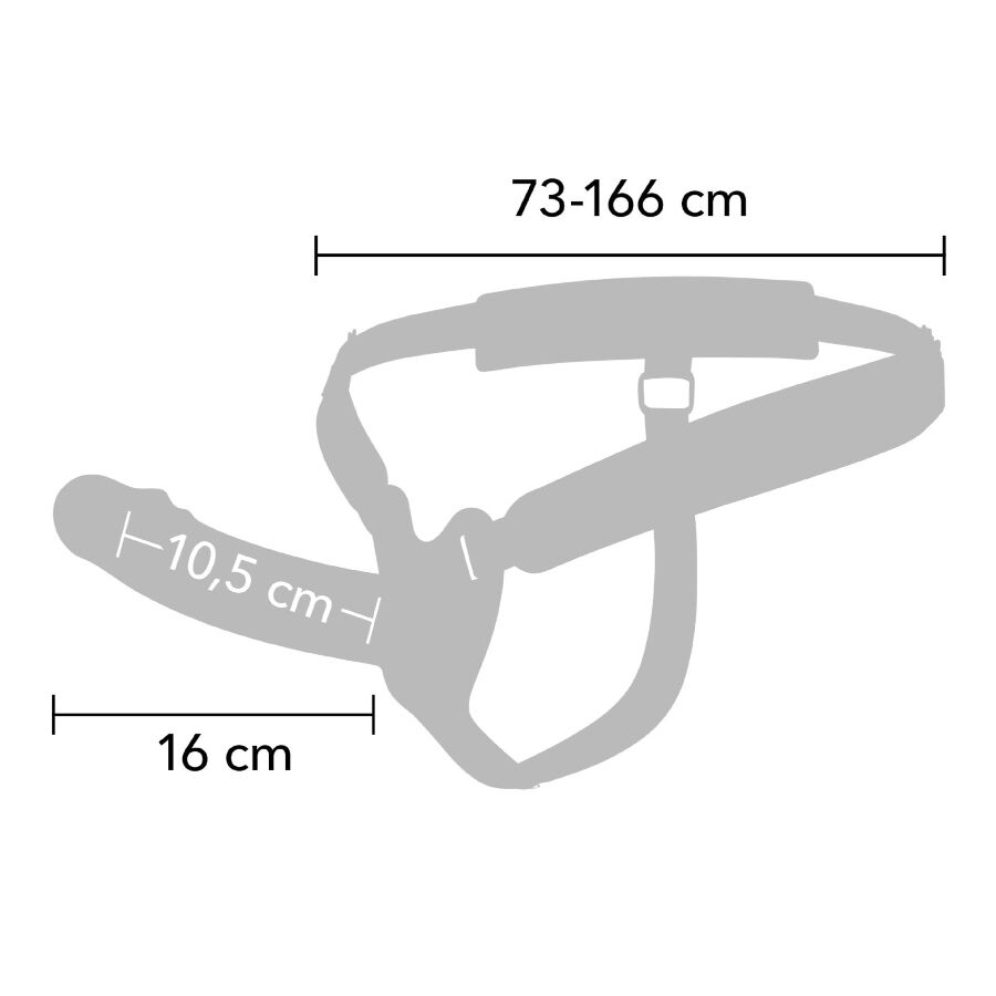 DESEJO OCULTO – MANGA PENIANA VIBRATÓRIA INFERNO COM STRAP-ON 16 CM