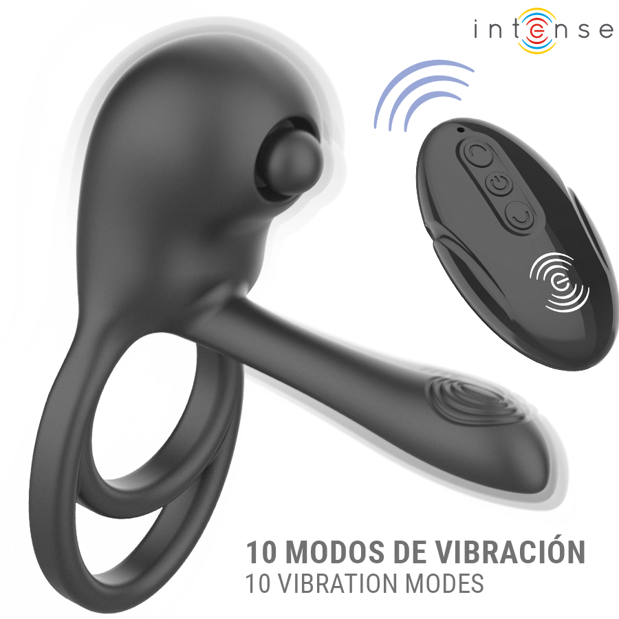 INTENSE - ANEL PENIANO VIBRATÓRIO COM CONTROLE REMOTO SPIKE - Image 3
