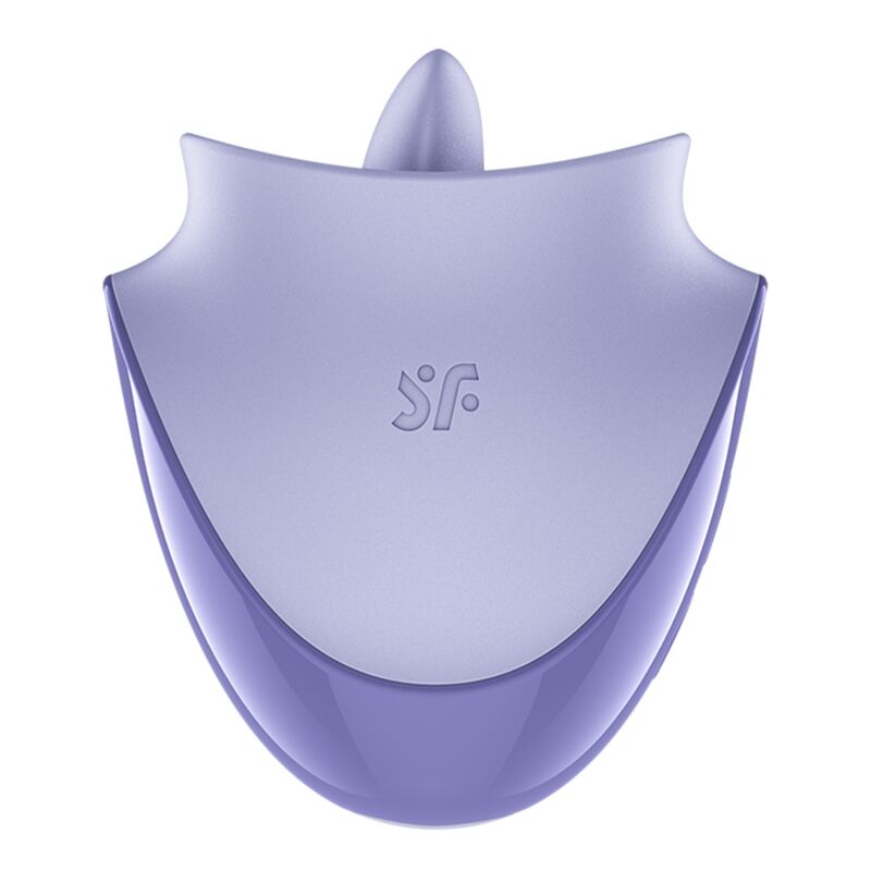 SATISFYER – ESTIMULADOR CLITORIANO TONGUE DANCER COM VIBRAÇÃO E PULSAÇÕES LILÁS