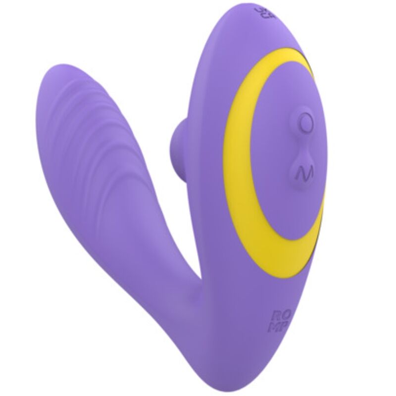 ROMP – ESTIMULADOR DE PONTO G E DISPOSITIVO DE SUCÇÃO CLITORIAL REVERB ROXO