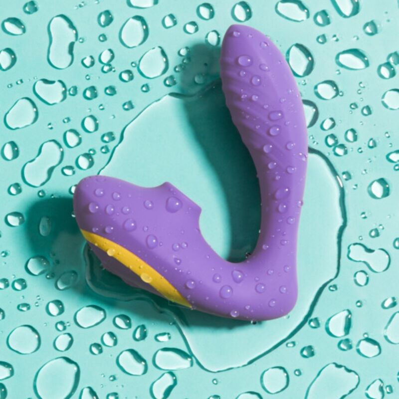 ROMP – ESTIMULADOR DE PONTO G E DISPOSITIVO DE SUCÇÃO CLITORIAL REVERB ROXO