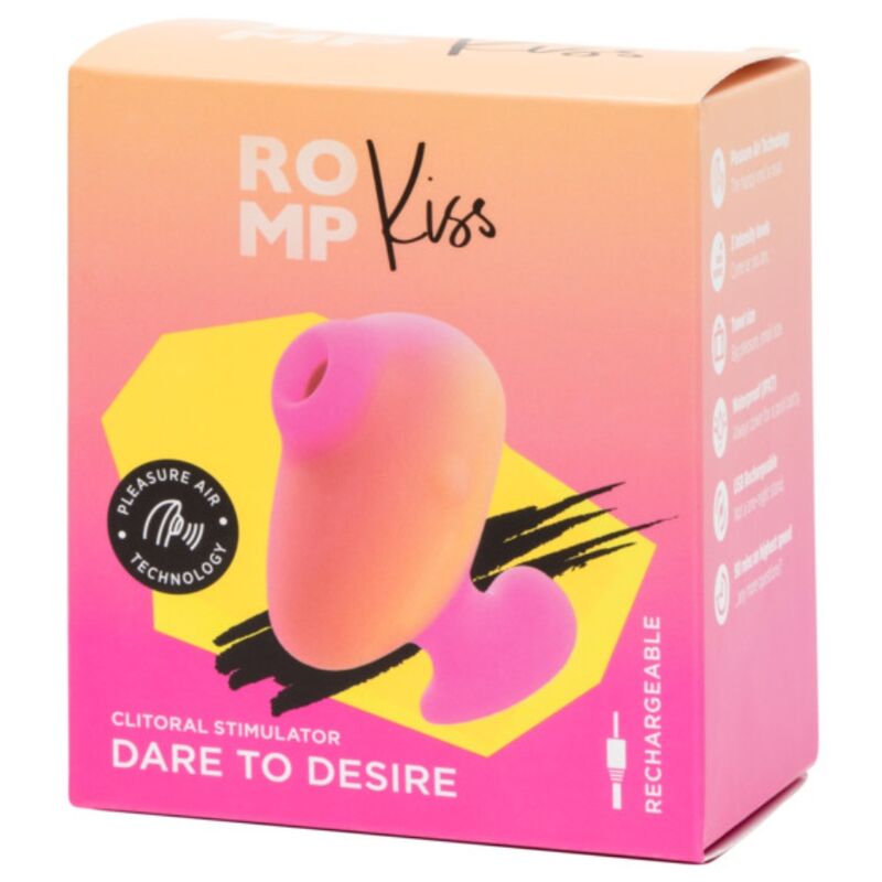 ROMP - KISS VIBRADOR DE DEDO RECARREGÁVEL COM SUCÇÃO CLITÓRICA - Image 9