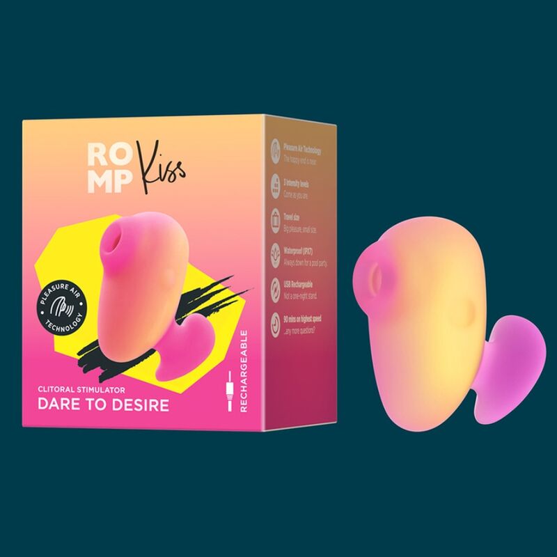 ROMP - KISS VIBRADOR DE DEDO RECARREGÁVEL COM SUCÇÃO CLITÓRICA - Image 10