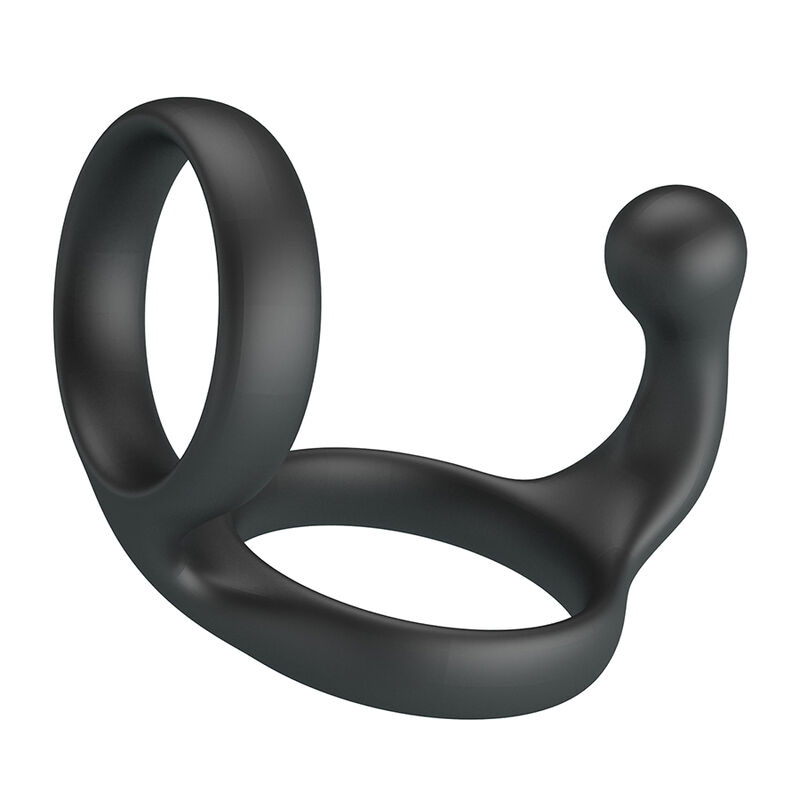 CRAZY BULL – ANEL DUPLO PARA PÊNIS E TESTÍCULOS FLORIAN PRETO