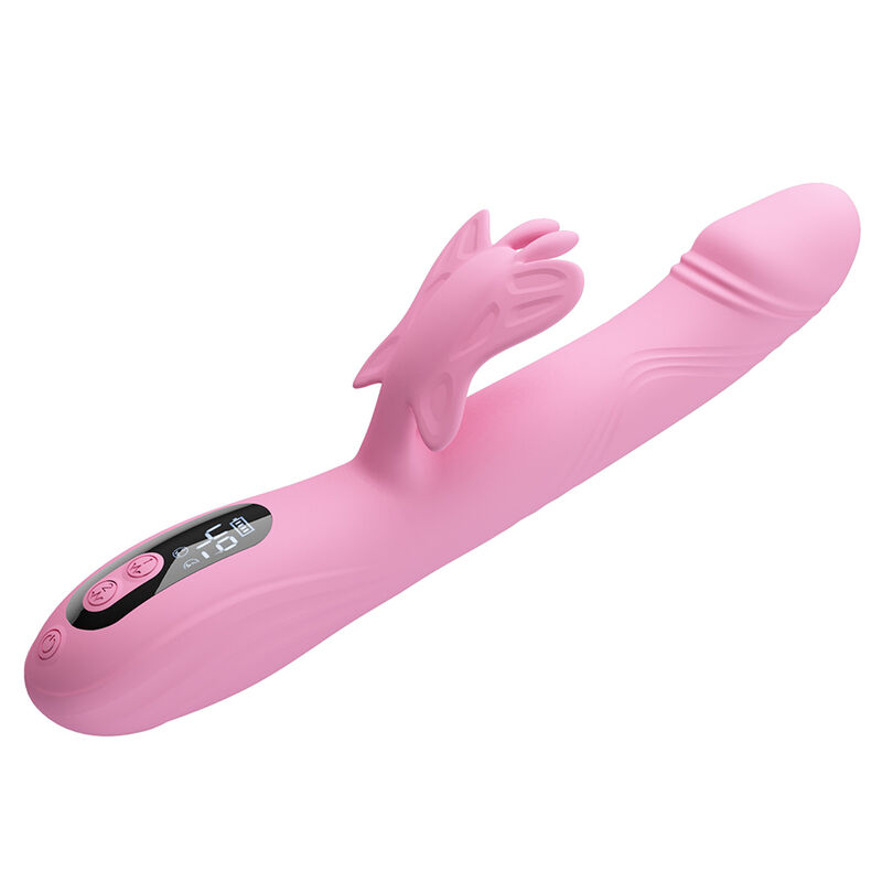 PRETTY LOVE - VIBRADOR BELLA RABBIT COM ESTIMULAÇÃO DE BORBOLETA E LED ROSA - Image 6