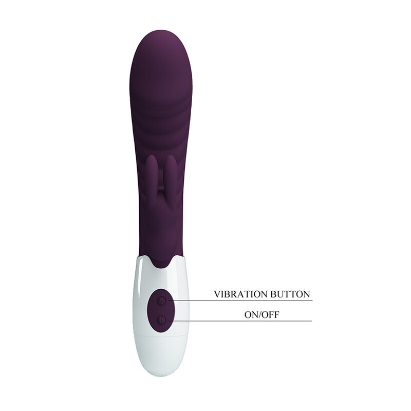 PRETTY LOVE - VIBRADOR COELHO NAUGHTY BUNNY COM 30 FUNÇÕES - ROXO - Image 9