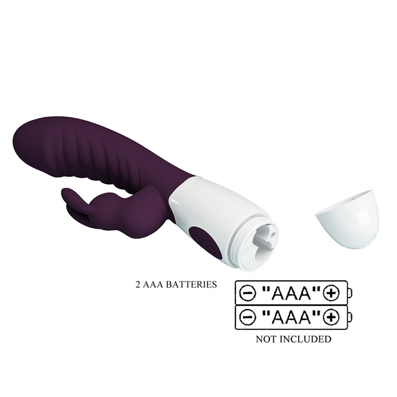 PRETTY LOVE - VIBRADOR COELHO NAUGHTY BUNNY COM 30 FUNÇÕES - ROXO - Image 10