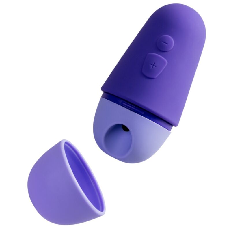 ROMP – FREE X Estimulador Clitoriano com Tampa, 10 Níveis, Recarregável, Roxo
