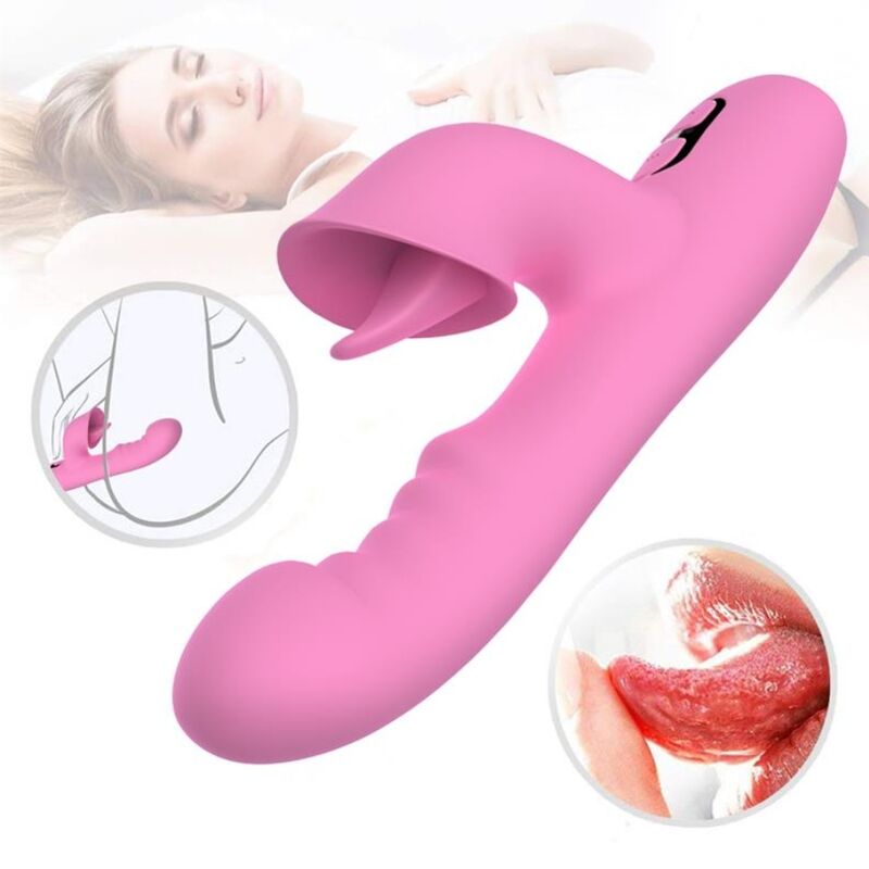 NALONE – Vibrador T-MAY RABBIT com movimento de pressão e oscilação