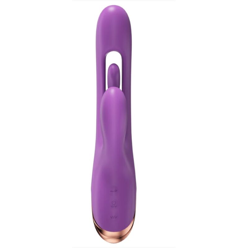 SHE.E.O - VIBRADOR DE PONTO G RABBIT COM MOVIMENTO DIGITAL ROXO - Image 3