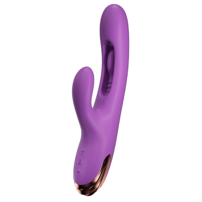 SHE.E.O - VIBRADOR DE PONTO G RABBIT COM MOVIMENTO DIGITAL ROXO - Image 5