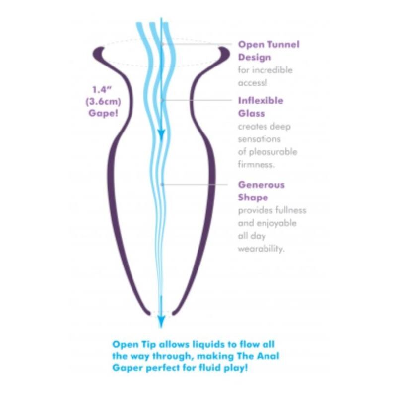 ANAL FANTASY ELITE – MEGA ANAL GAPER PLUG ANAL TRANSPARENTE