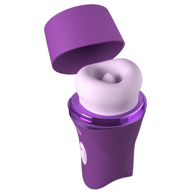 FANTASY FOR HER – LUSH KISS PLUSH PURPLE SUCTION & LICKING CLITORIAL STIMULATOR