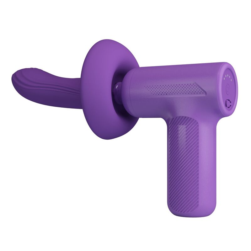 PRETTY LOVE - Pistola de Massagem com Impulso VITO 5 Modos Roxa - Image 3