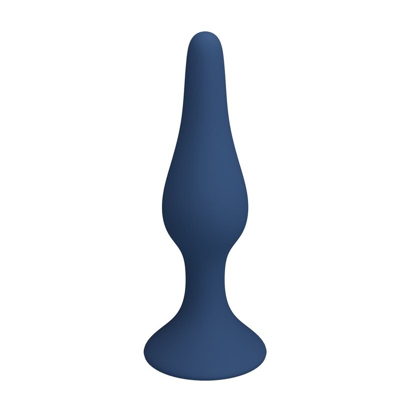 MR PLAY - PLUG ANAL DE SILICONE CÔNICO AZUL XL - Image 4